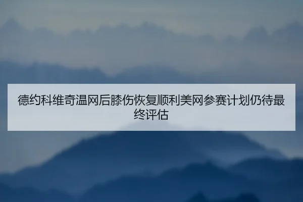 德约科维奇温网后膝伤恢复顺利美网参赛计划仍待最终评估